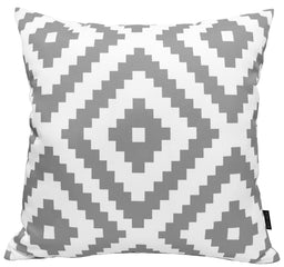 Olivia Rocco Nairobi Silver Water-Resistant Cushion Covers, 43 x 43 cm
