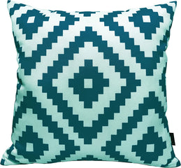 Olivia Rocco Nairobi Teal Water-Resistant Cushion Covers, 43 x 43 cm