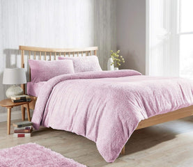Olivia Rocco Teddy Fleece Duvet Cover Set, Single to Super King