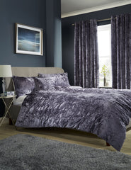 Olivia Rocco Crushed Velvet Duvet Cover Set, Double to Super King
