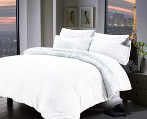 Olivia Rocco Paris Glitz Teddy Fleece Duvet Cover Set, Diamante Detail