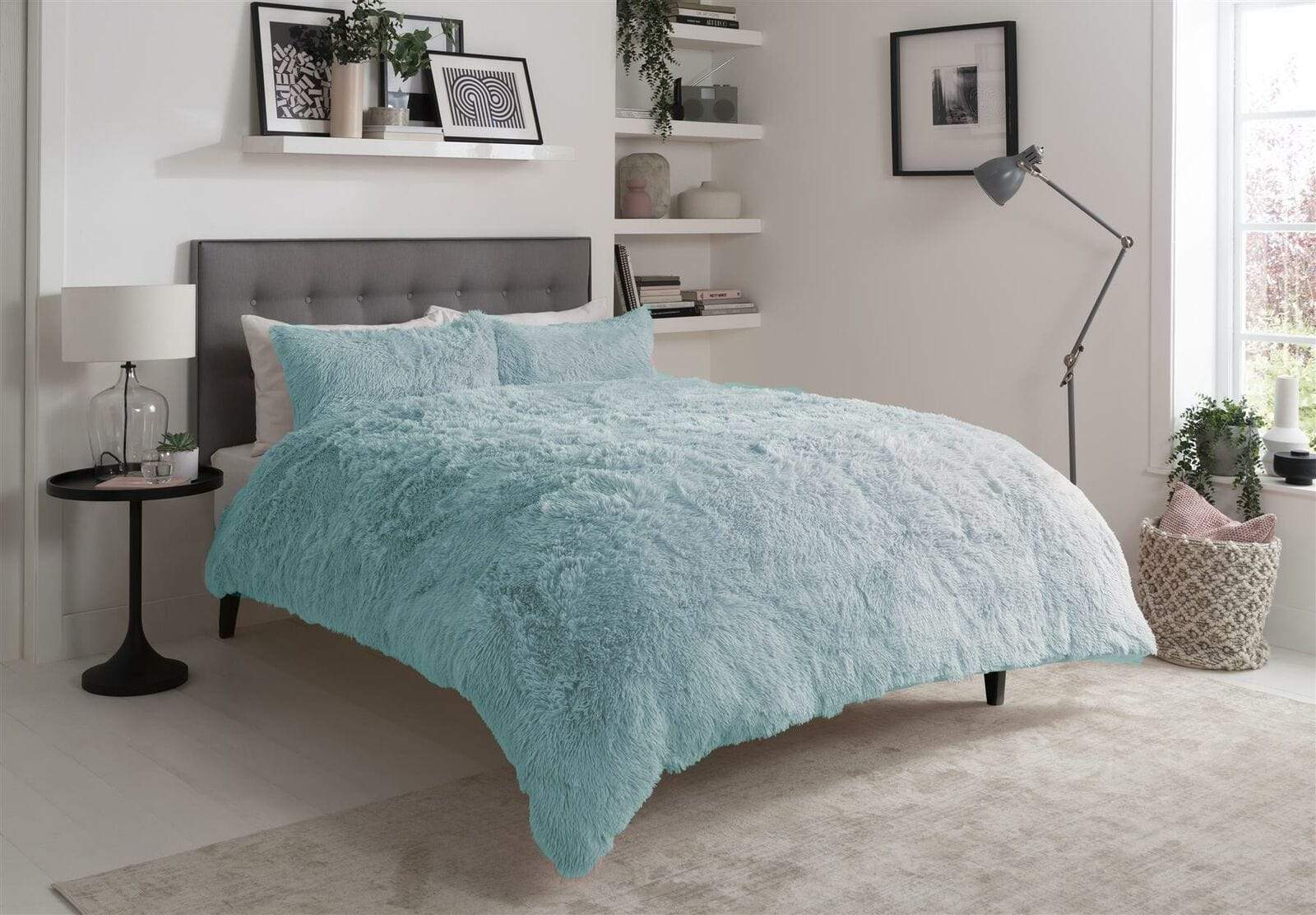 Olivia Rocco Snuggle and Cuddle Faux Fur Duvet Cover Set