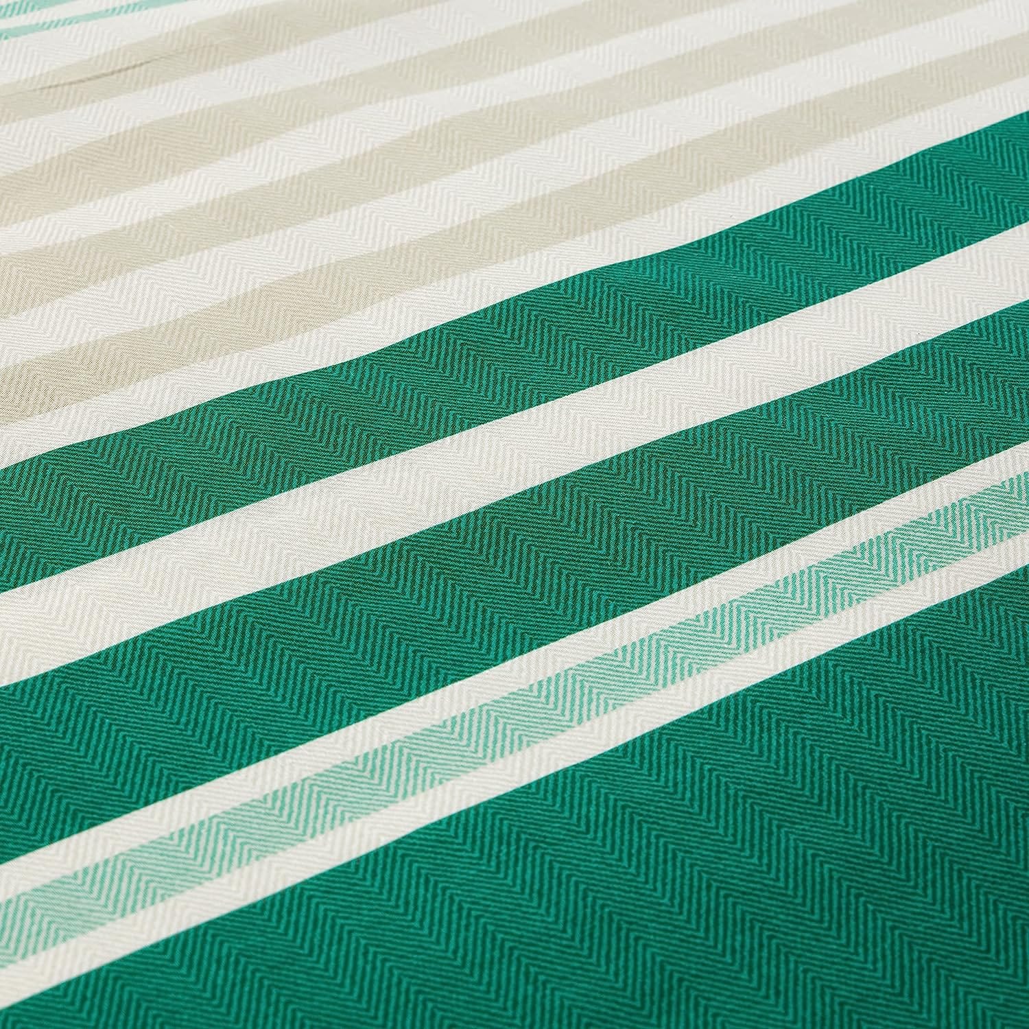 Olivia Rocco Miami Stripes Reversible Duvet Cover Set, Cotton Blend