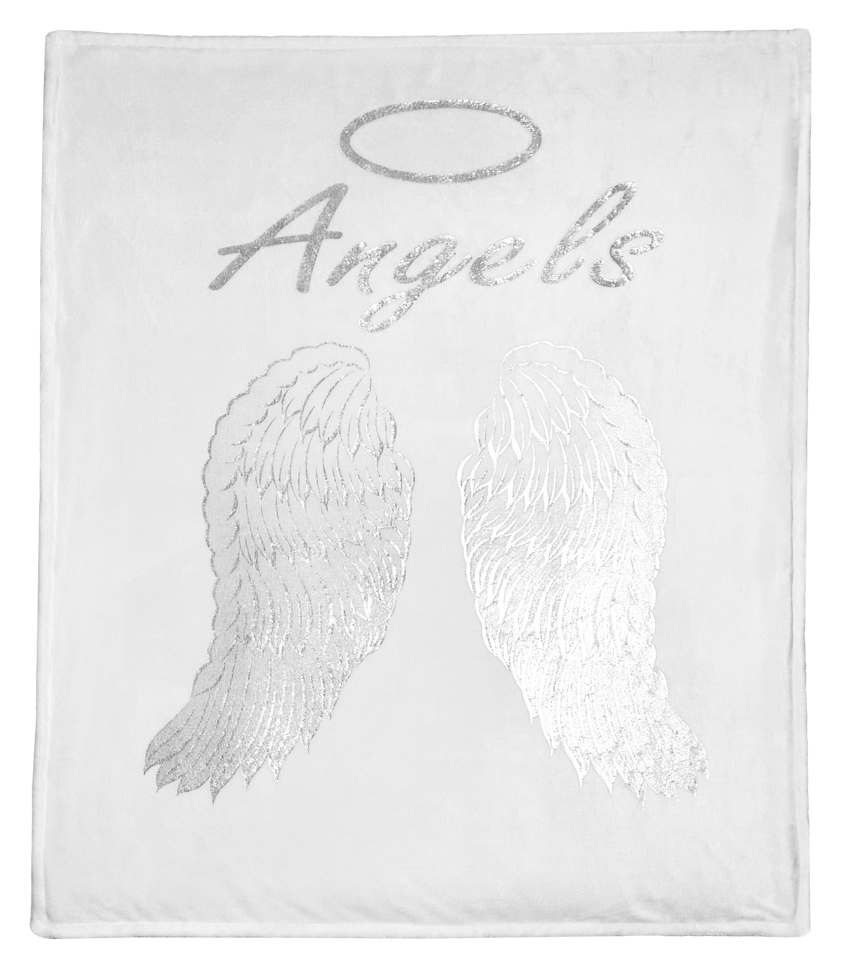 Olivia Rocco Angel Wings Teddy Fleece Duvet Cover Set, Three Colours