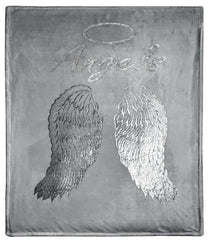 Olivia Rocco Angel Wings Teddy Fleece Duvet Cover Set, Three Colours
