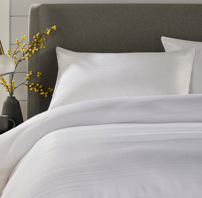 Olivia Rocco Stripe Jacquard Reversible Duvet Cover Set, Cotton Blend, image 2