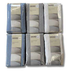 Olivia Rocco Flannelette Fitted Sheets, Pack of 4, Brushed Cotton