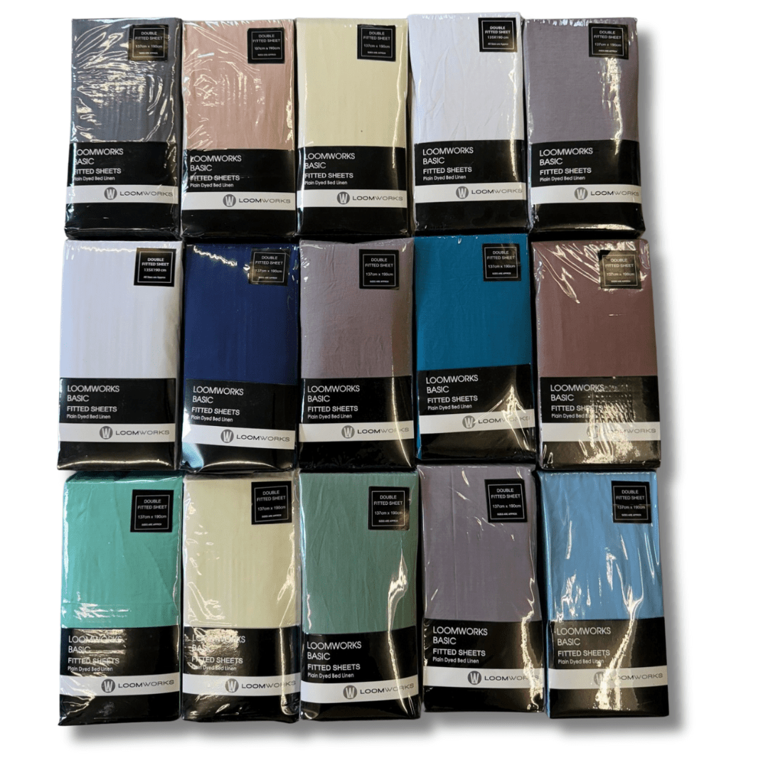 Olivia Rocco Polycotton Fitted Sheets, Pack of 4, Assorted Colours