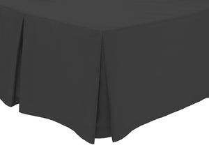 Olivia Rocco Basics Fitted Valance Sheet, Pleated, Cotton Blend