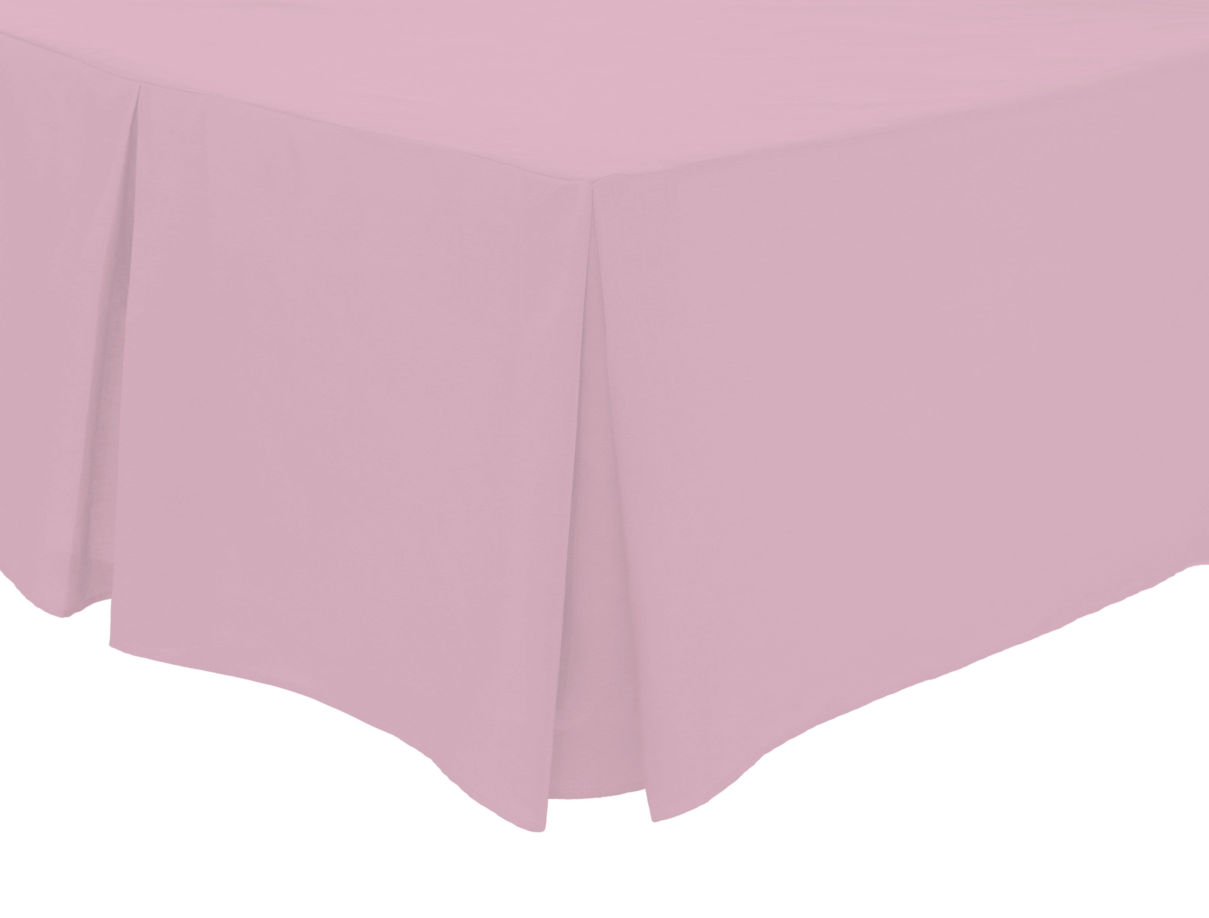 Olivia Rocco Basics Fitted Valance Sheet, Pleated, Cotton Blend