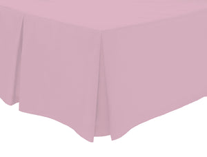 Olivia Rocco Basics Fitted Valance Sheet, Pleated, Cotton Blend