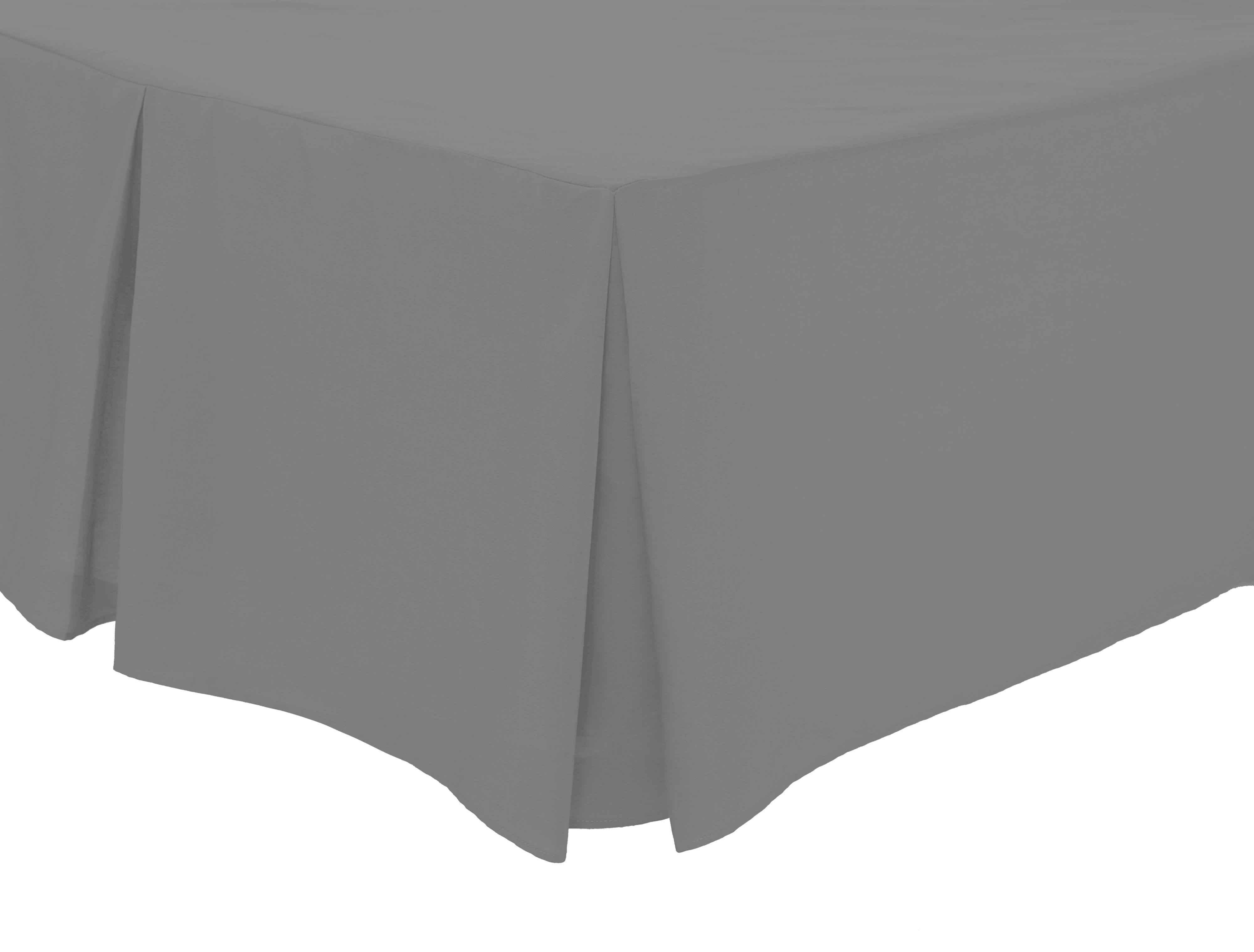 Olivia Rocco Basics Fitted Valance Sheet, Pleated, Cotton Blend