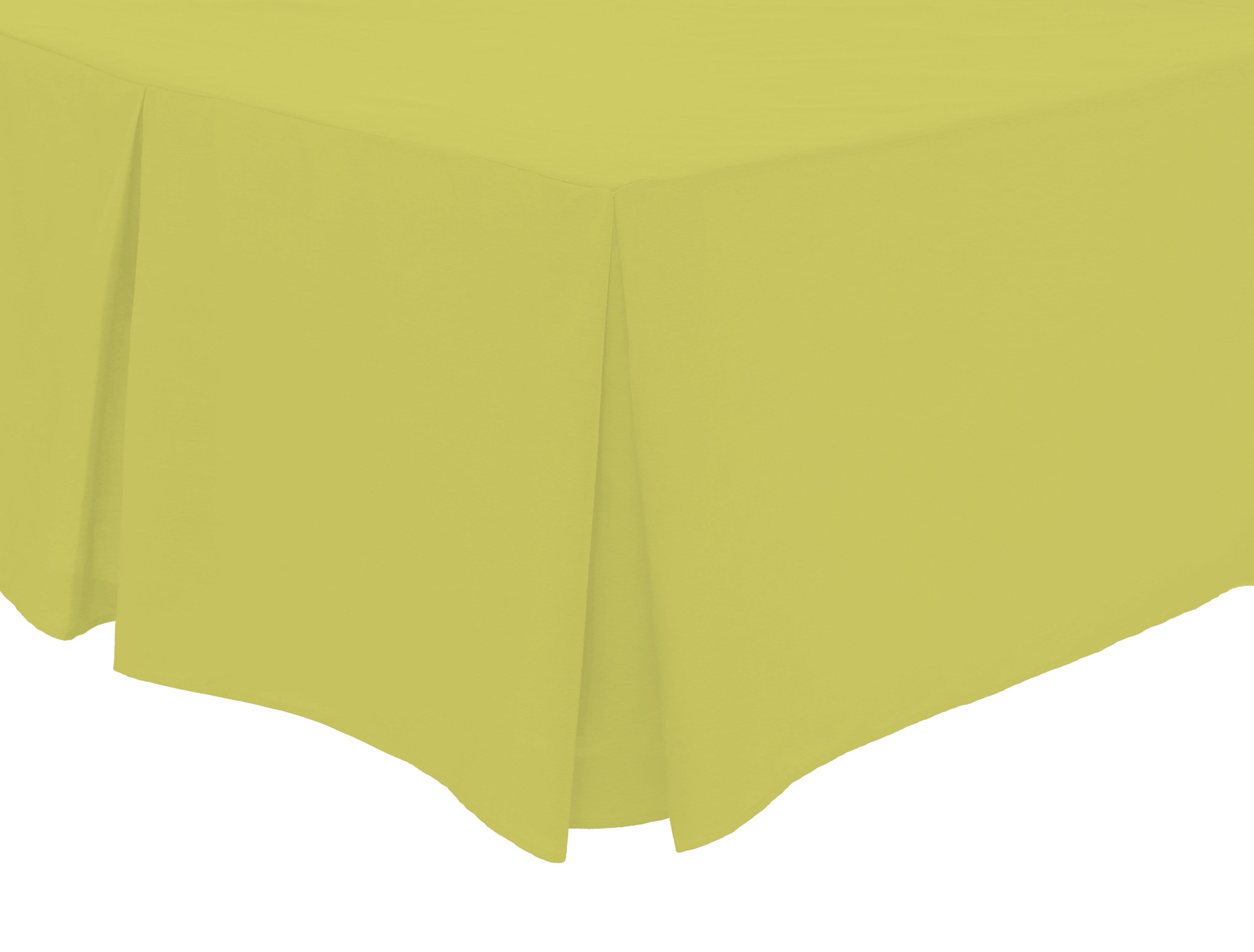 Olivia Rocco Basics Fitted Valance Sheet, Pleated, Cotton Blend