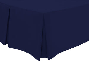 Olivia Rocco Basics Fitted Valance Sheet, Pleated, Cotton Blend