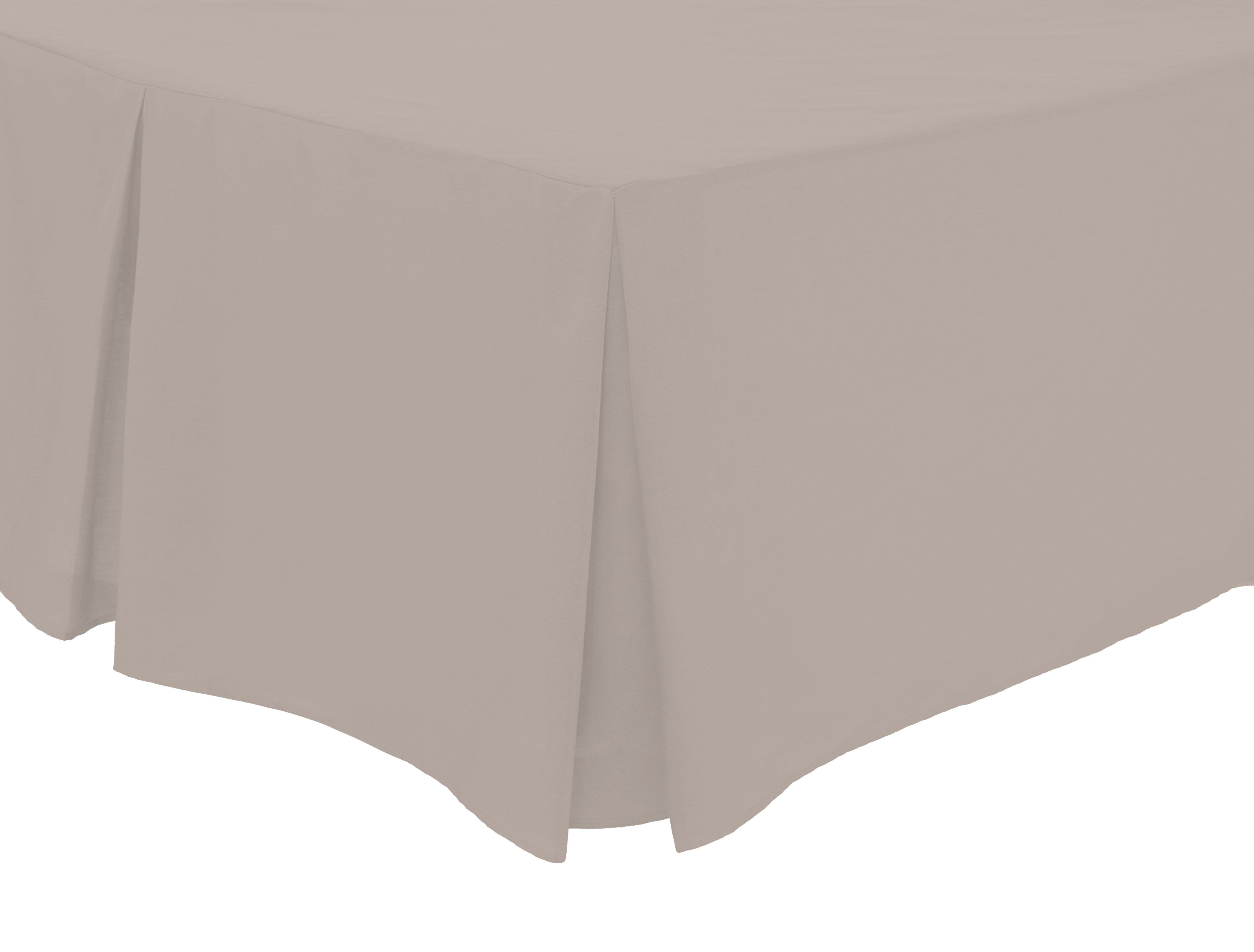 Olivia Rocco Basics Fitted Valance Sheet, Pleated, Cotton Blend
