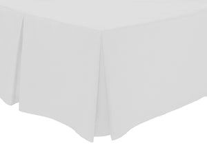 Olivia Rocco Basics Fitted Valance Sheet, Pleated, Cotton Blend