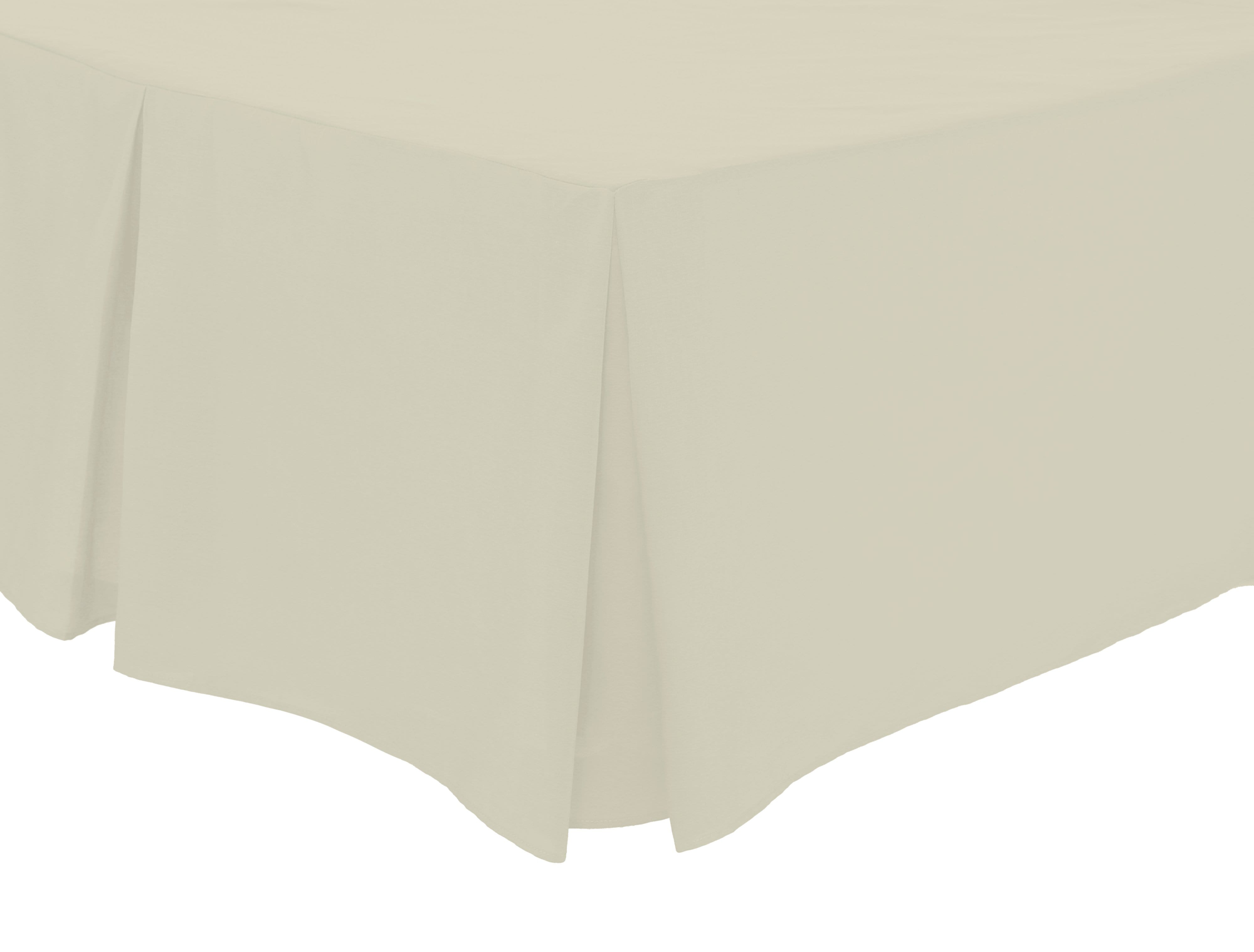 Olivia Rocco Basics Fitted Valance Sheet, Pleated, Cotton Blend