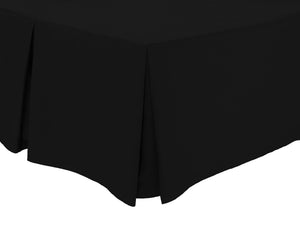 Olivia Rocco Basics Fitted Valance Sheet, Pleated, Cotton Blend