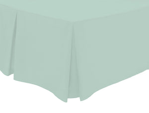 Olivia Rocco Basics Fitted Valance Sheet, Pleated, Cotton Blend