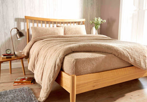 Olivia Rocco Teddy Fleece Extra Deep Fitted Sheet, Elasticated