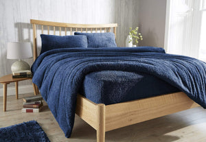 Olivia Rocco Teddy Fleece Extra Deep Fitted Sheet, Elasticated