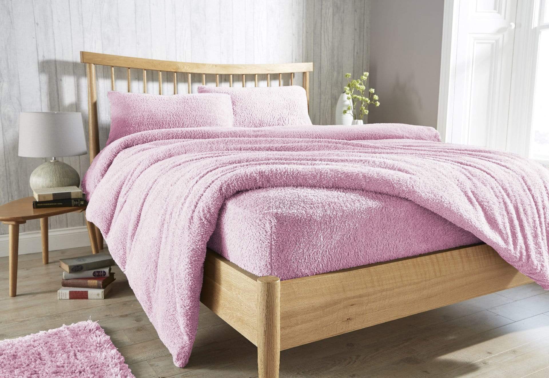 Olivia Rocco Teddy Fleece Extra Deep Fitted Sheet, Elasticated