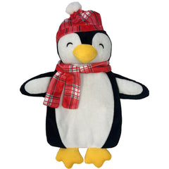 Olivia Rocco 1 Litre Hot Water Bottle with Penguin Fleece Cover