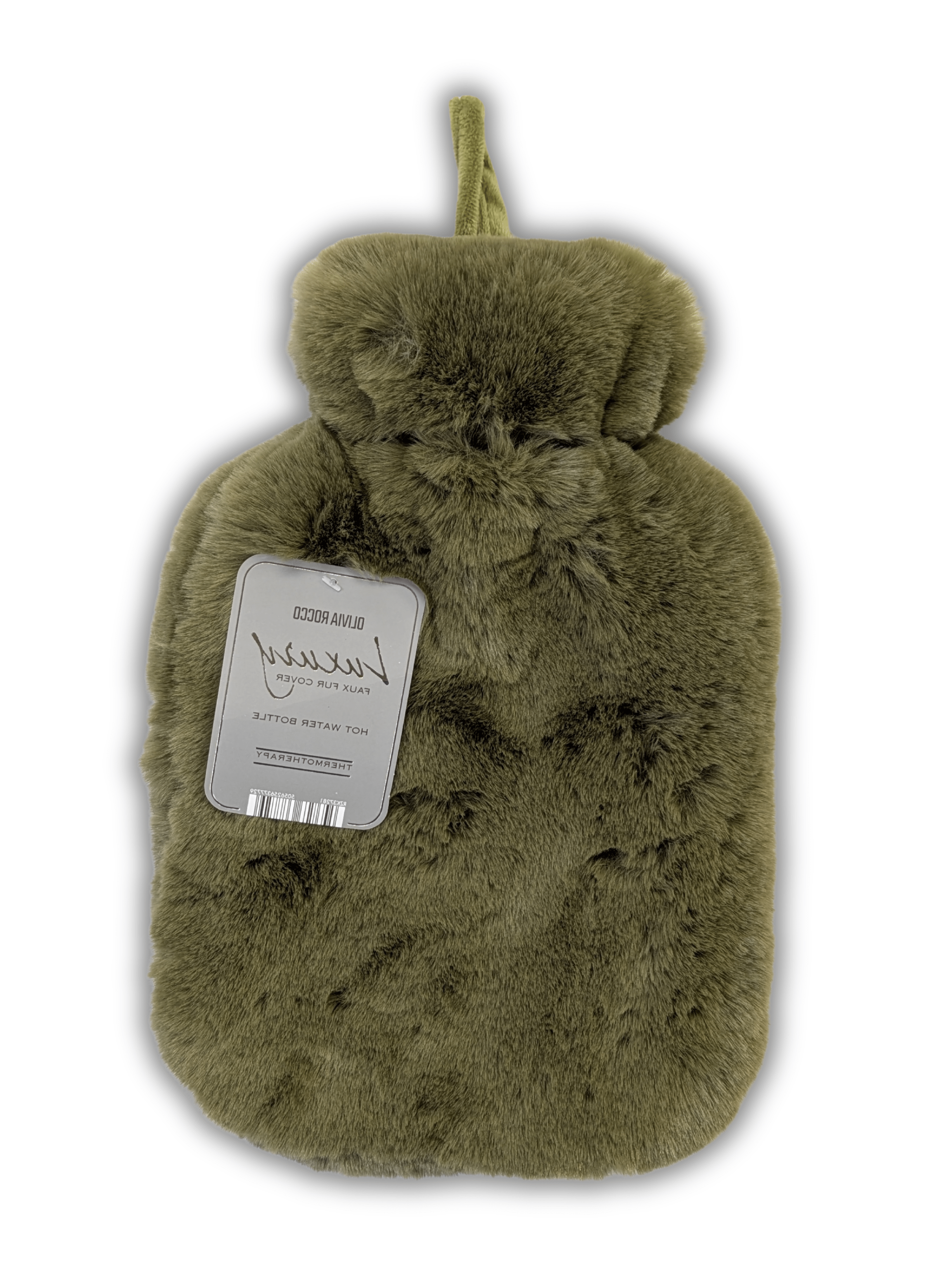 Olivia Rocco 2 Litre Hot Water Bottle with Faux Fur Cover