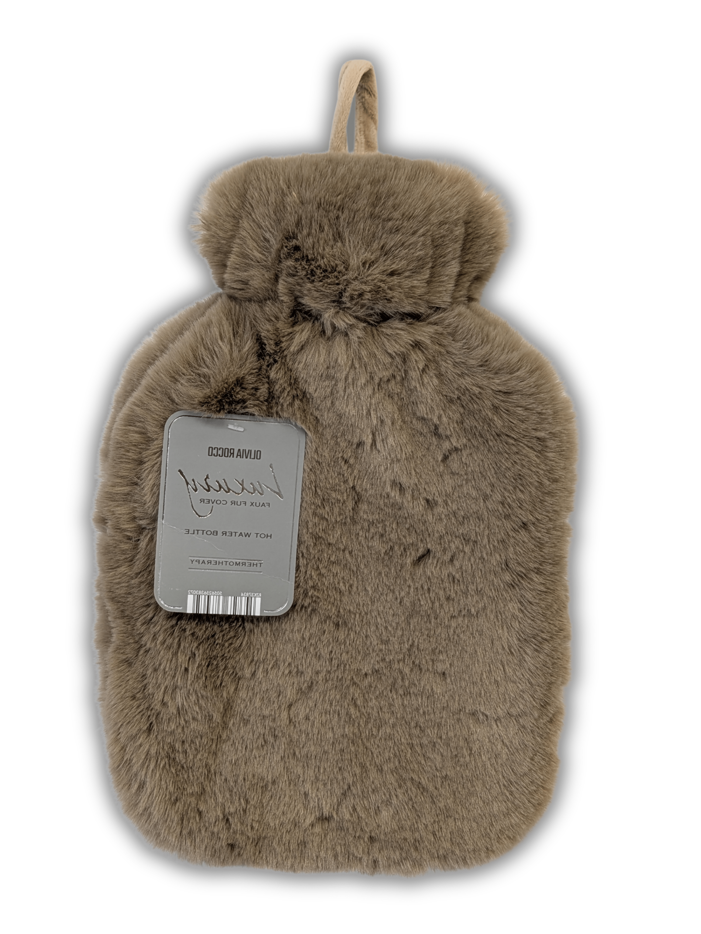 Olivia Rocco 2 Litre Hot Water Bottle with Faux Fur Cover
