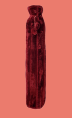 Olivia Rocco Extra Long 2 Litre Hot Water Bottle, Faux Fur Cover