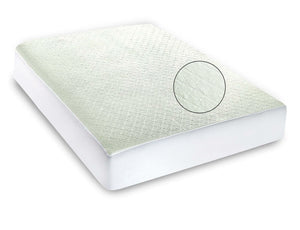 Olivia Rocco Bamboo Quilted Waterproof Mattress Protector, 30cm Deep