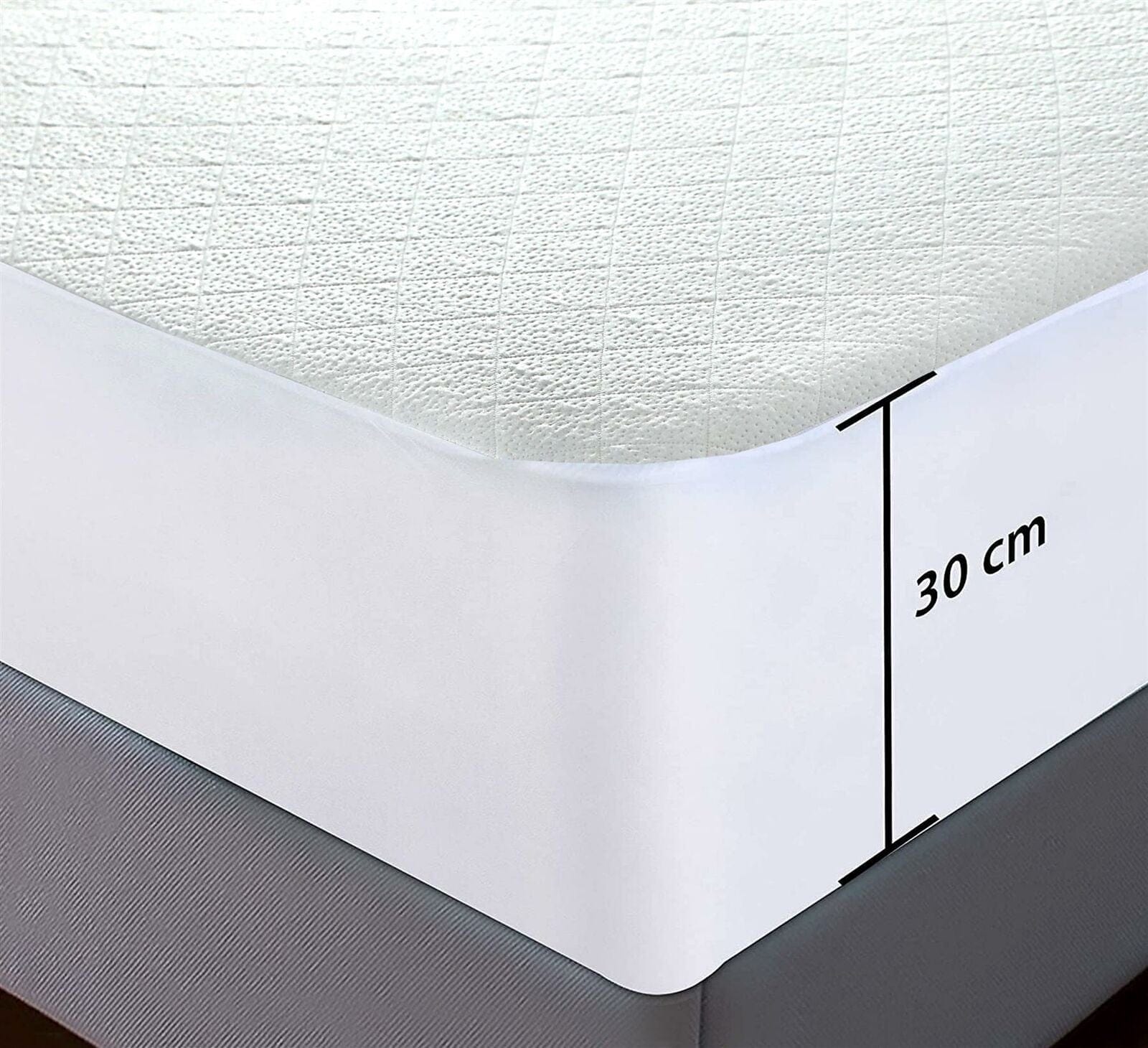 Olivia Rocco Bamboo Quilted Waterproof Mattress Protector, 30cm Deep