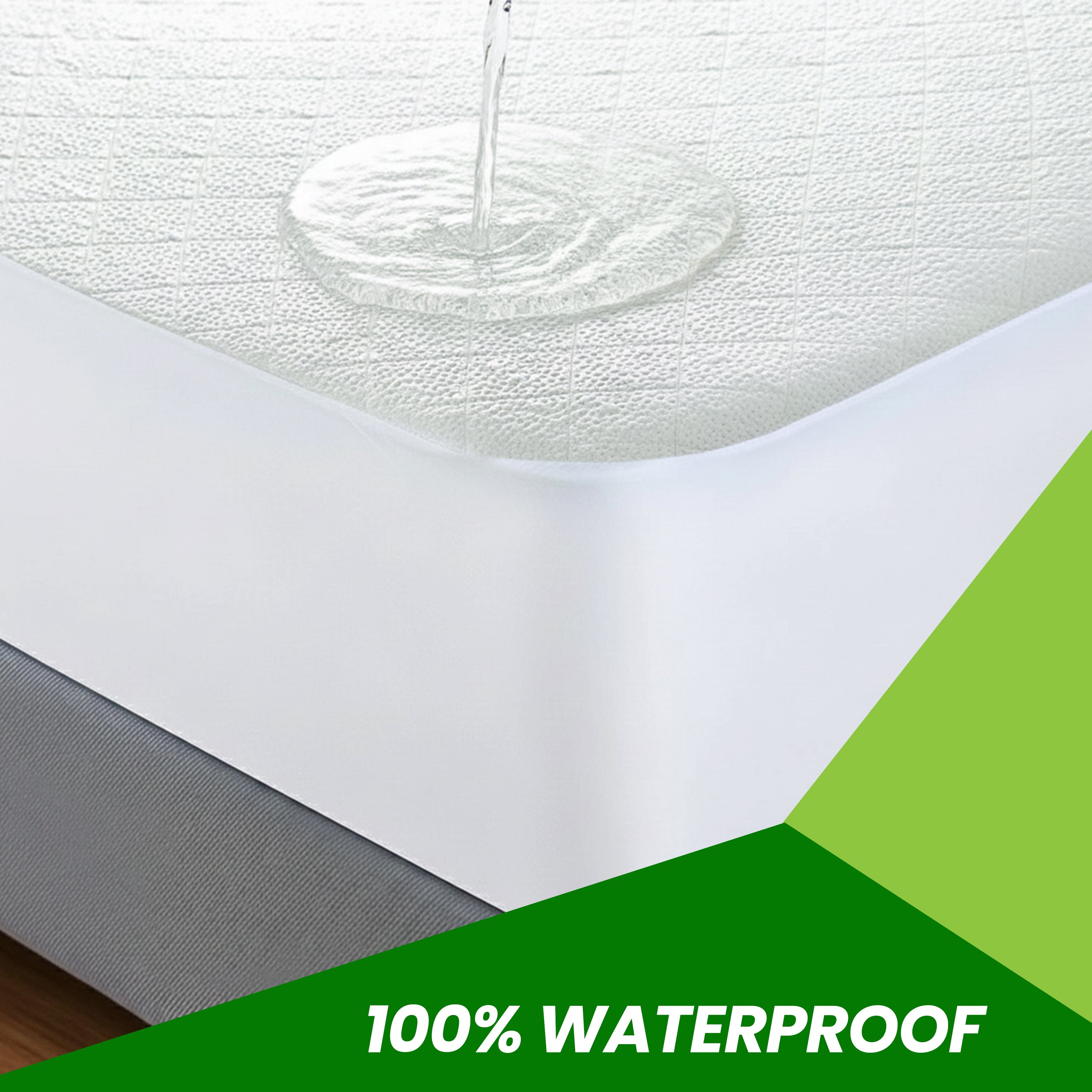 Olivia Rocco Bamboo Quilted Waterproof Mattress Protector, 30cm Deep