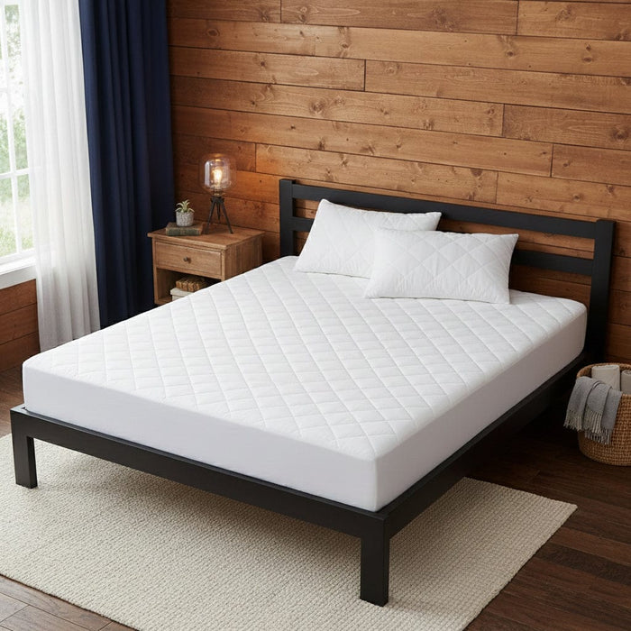 Olivia Rocco Quilted Mattress Protector with Waterproof Reverse, image 2