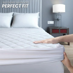 Olivia Rocco Quilted Mattress Protector with Waterproof Reverse