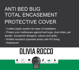 Olivia Rocco Zipped Mattress Encasement with Waterproof Lining