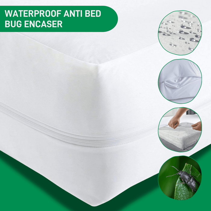 Olivia Rocco Zipped Mattress Encasement with Waterproof Lining