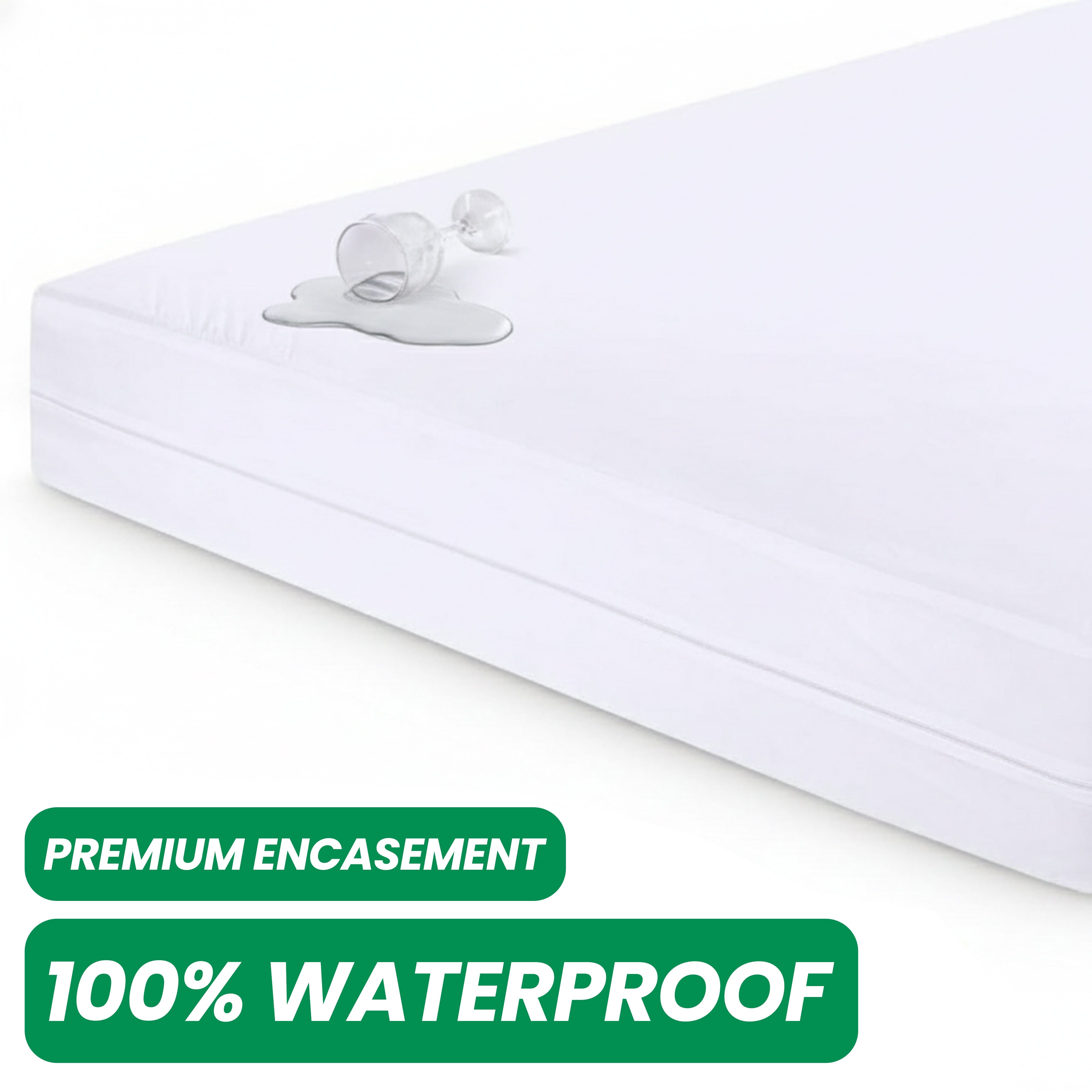 Olivia Rocco Zipped Mattress Encasement with Waterproof Lining