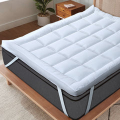 Olivia Rocco Microfibre Mattress Topper, Extra Deep, Polyester Filling