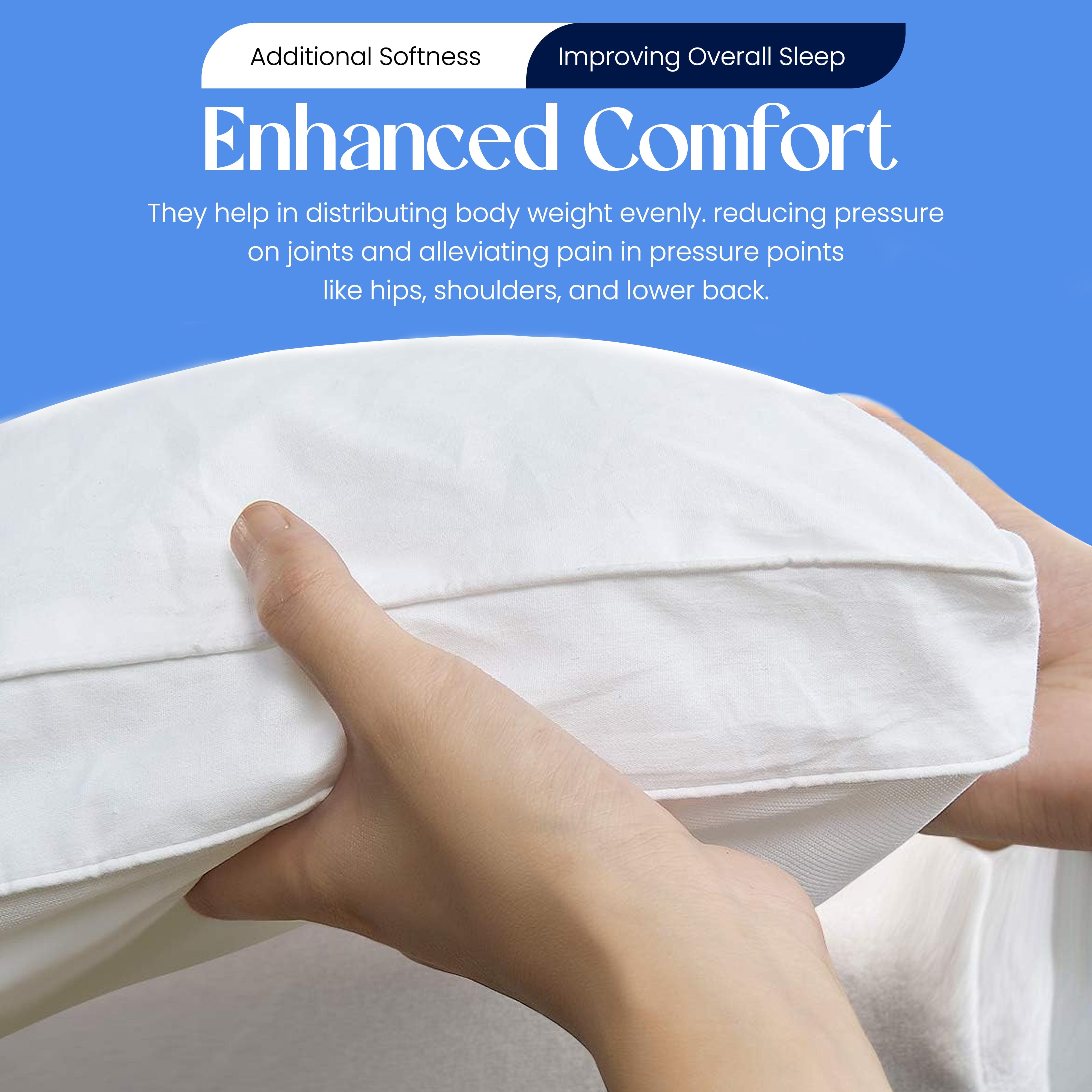 Olivia Rocco Microfibre Mattress Topper, Extra Deep, Polyester Filling