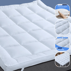 Olivia Rocco Microfibre Mattress Topper, Extra Deep, Polyester Filling