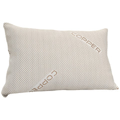 Olivia Rocco Memory Foam Pillow, Copper Infused Cover, 50 x 75 cm