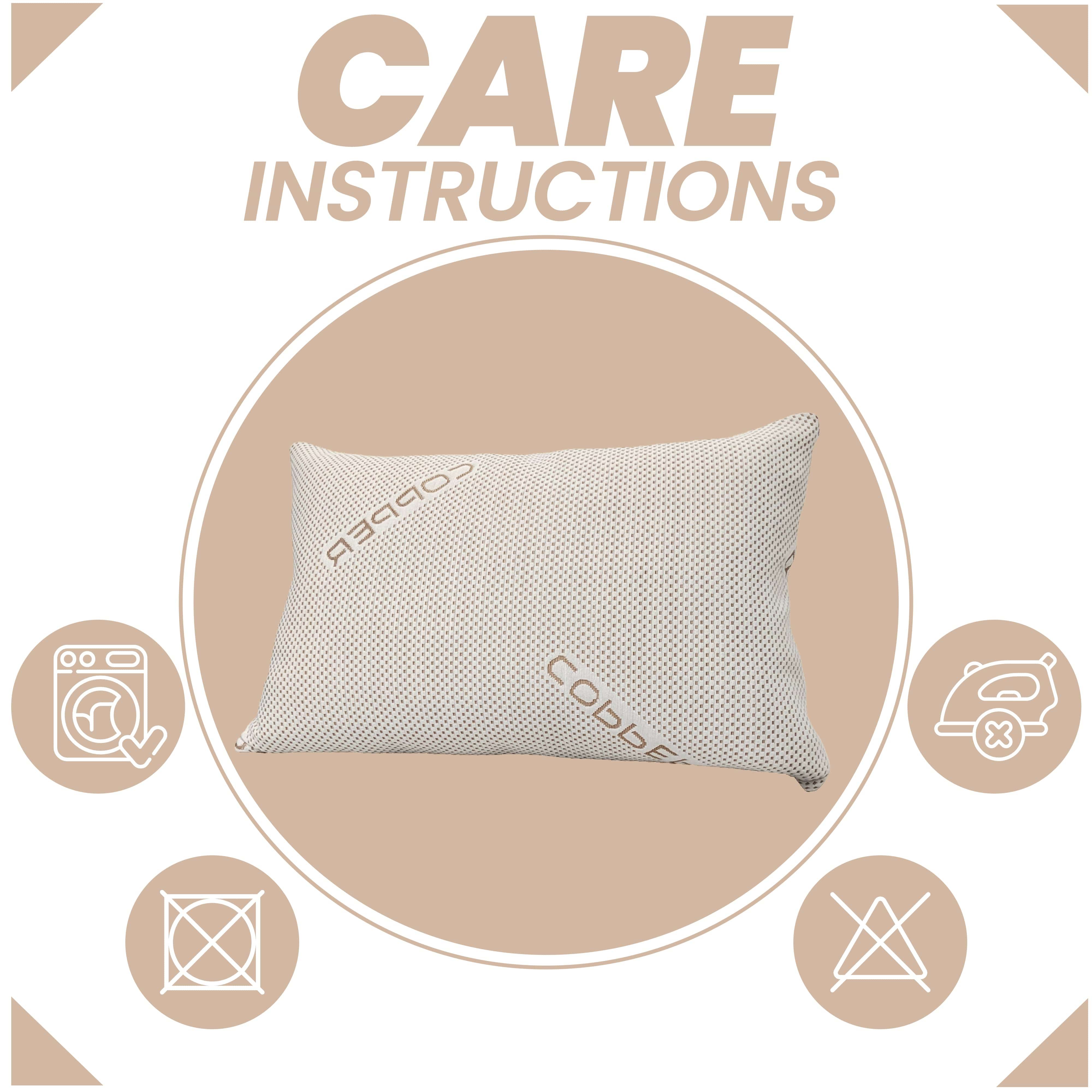 Olivia Rocco Memory Foam Pillow, Copper Infused Cover, 50 x 75 cm