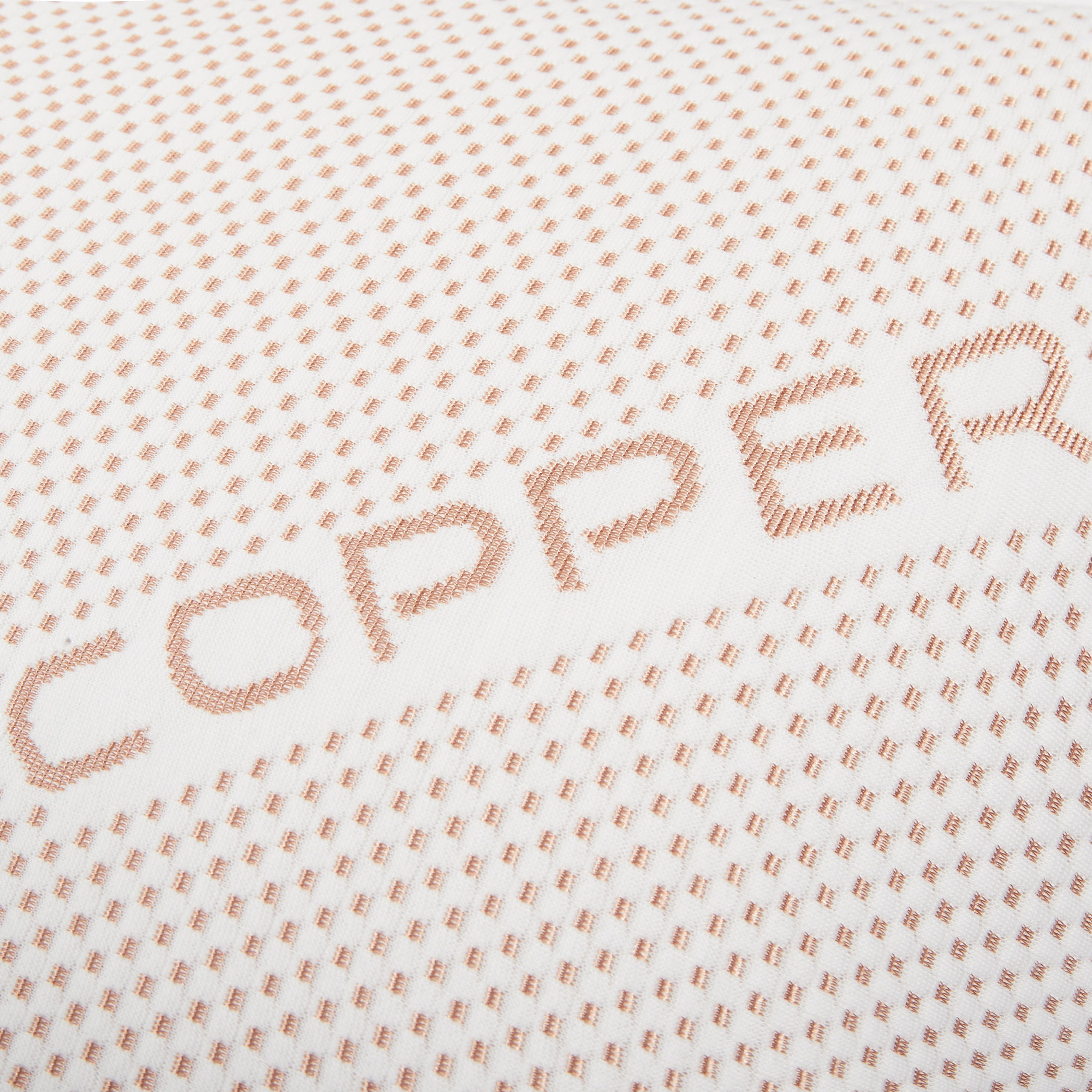 Olivia Rocco Memory Foam Pillow, Copper Infused Cover, 50 x 75 cm