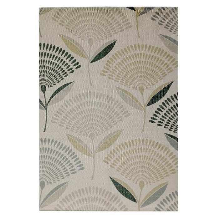 Olivia Rocco Linnea Printed Rug, Two Sizes, Recycled Polyester, Linnea