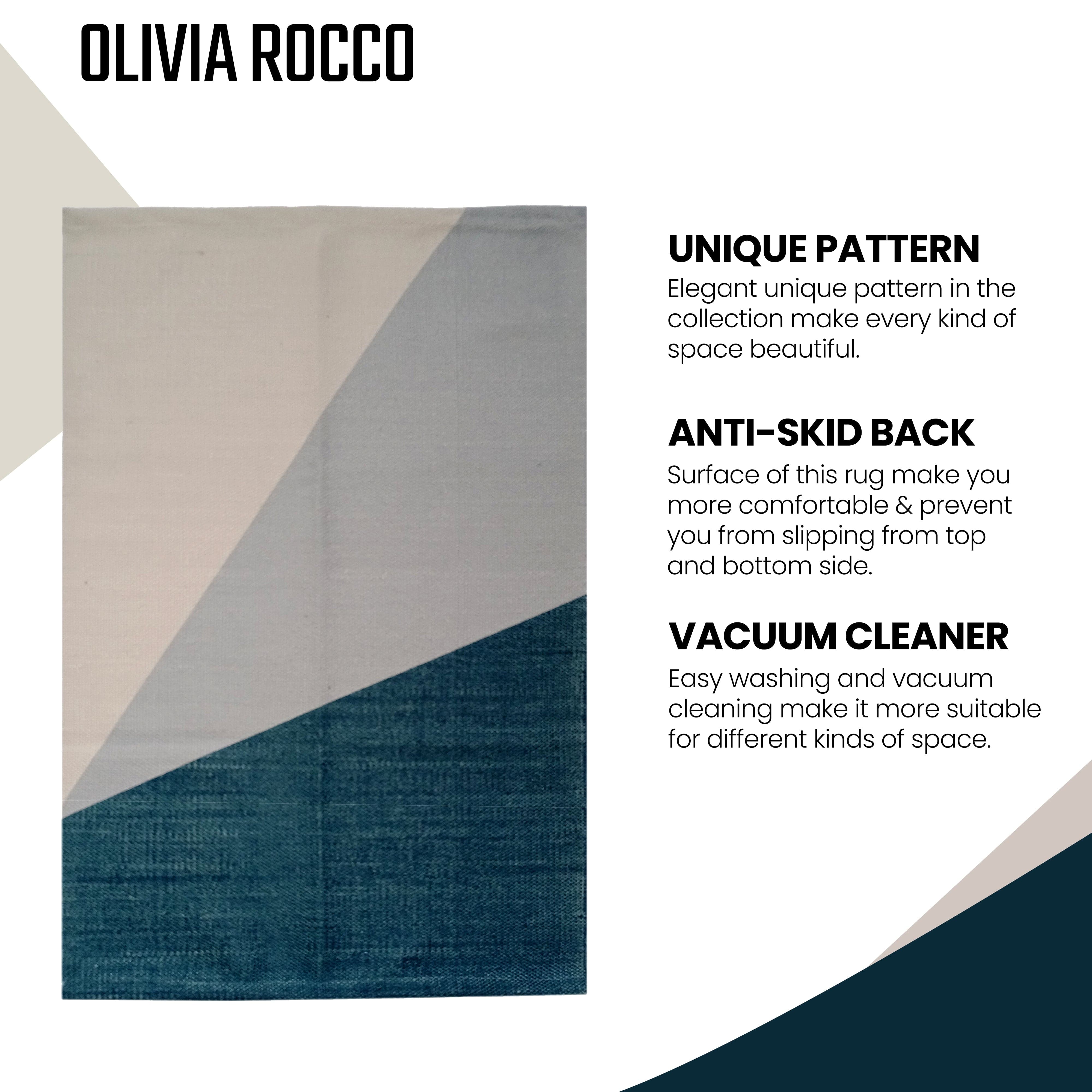 Olivia Rocco Oslo Printed Rug, Two Sizes, Recycled Polyester