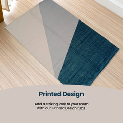 Olivia Rocco Oslo Printed Rug, Two Sizes, Recycled Polyester