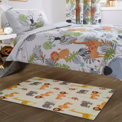 Olivia Rocco Safari Animal Print Rug, 60 x 90 cm, Recycled Polyester