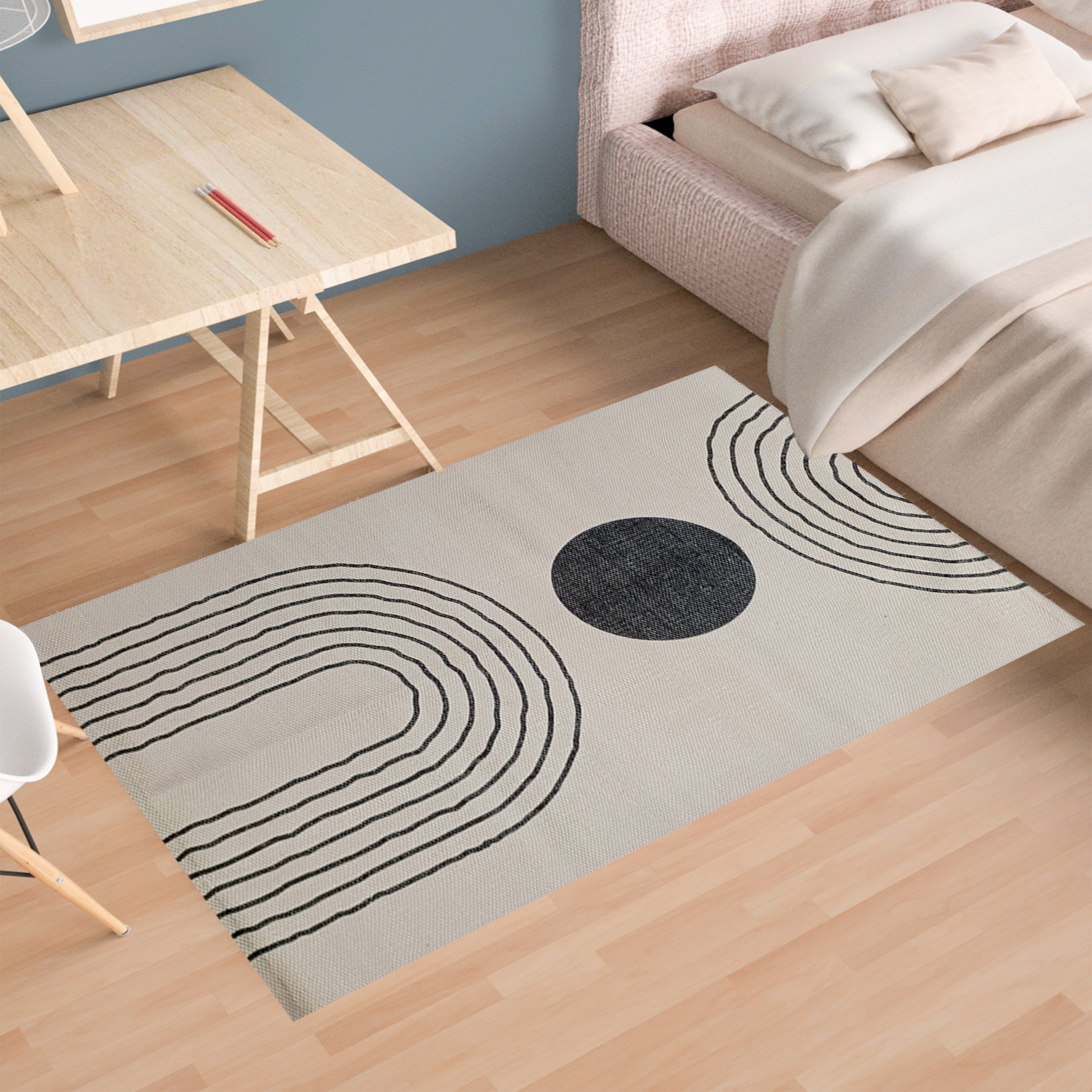 Olivia Rocco Tuscany Printed Rug, Two Sizes, Recycled Polyester