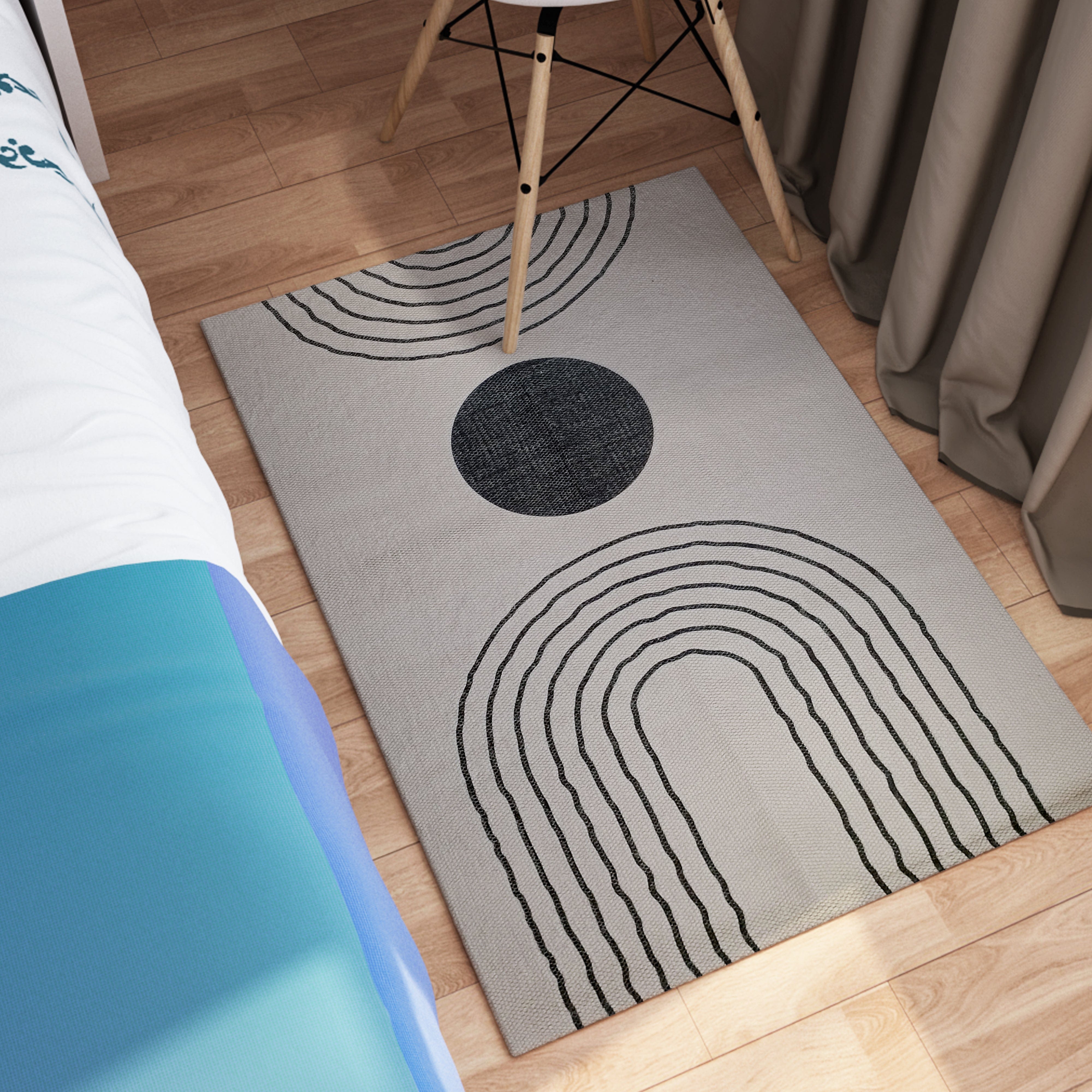 Olivia Rocco Tuscany Printed Rug, Two Sizes, Recycled Polyester